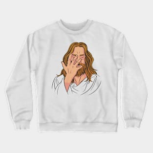 Jesus religion parody Crewneck Sweatshirt